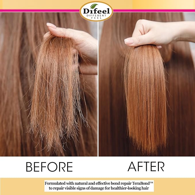 Difeel Bond & Repair Leave in Hair Treatment for Severely Damaged Hair 6 oz. - Deep Bond Hair Treatment, Bond Rebuilder for Hair Repair