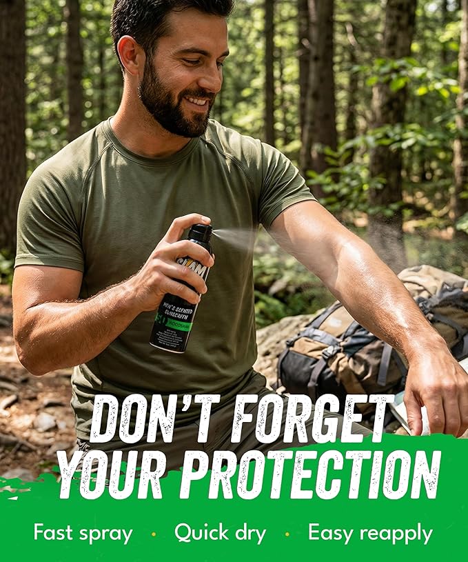 SLAM Men’s Sunscreen SPF 50 Spray - Broad Spectrum UVA/UVB Protection - Non-Greasy & No Harsh Chemicals - WoodsMan Sandalwood Teakwood Bergamot Cologne Scented - 2 Pack