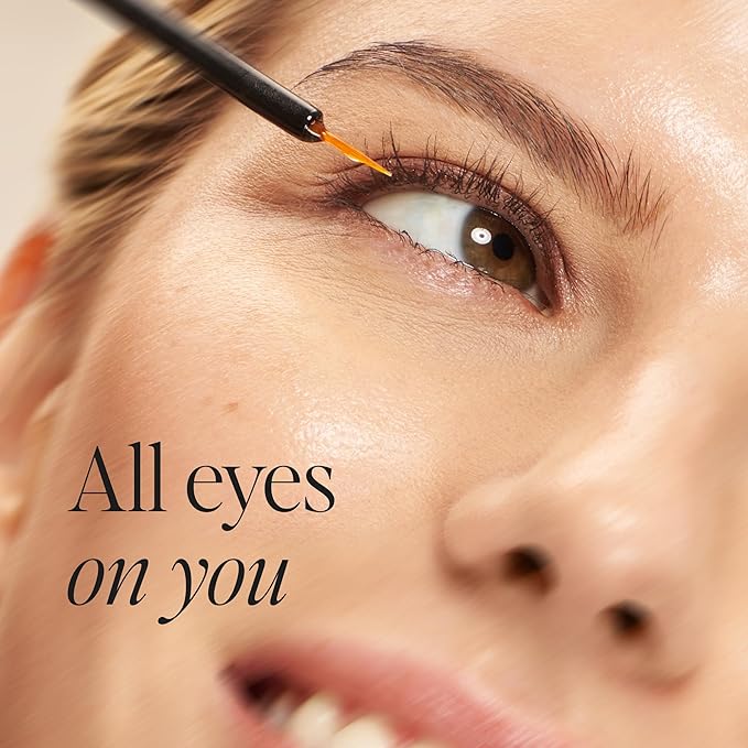 DIME Beauty Eyes On Set - Luminosity Eye Serum for Dark Circles & Puffiness, Volume Boost Tubing Mascara & Eyebrow Enhancing Gel - Clean, Vegan Eye Care Bundle - 3 Piece Kit