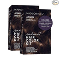 Madison Reed Radiant Hair Color Kit - 4.5NNN Darkest Brown with Warm Tones (Barletta Brown), 100% Gray Hair Coverage Permanent Hair Dye for Resistant Grays | PPD-Free & Ammonia-Free, 2 Pack