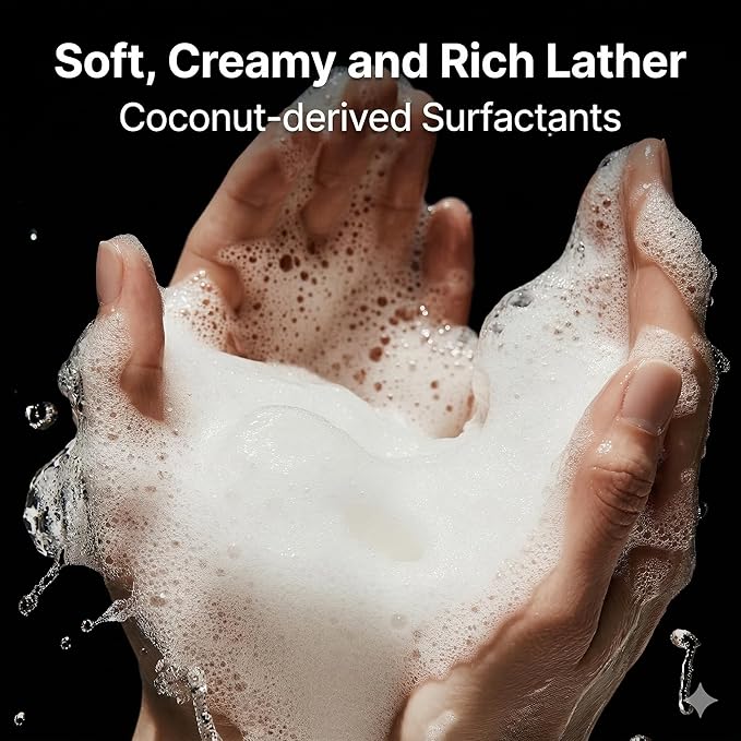 Nourishing Body Wash – Refreshing Deodorizing Cleanser for Mature Skin – Washes Away Body Odors (Nonenal) – Triple Hydration with Ceramide NP, Panthenol, Hyaluronic Acid - 18.59 Fl Oz