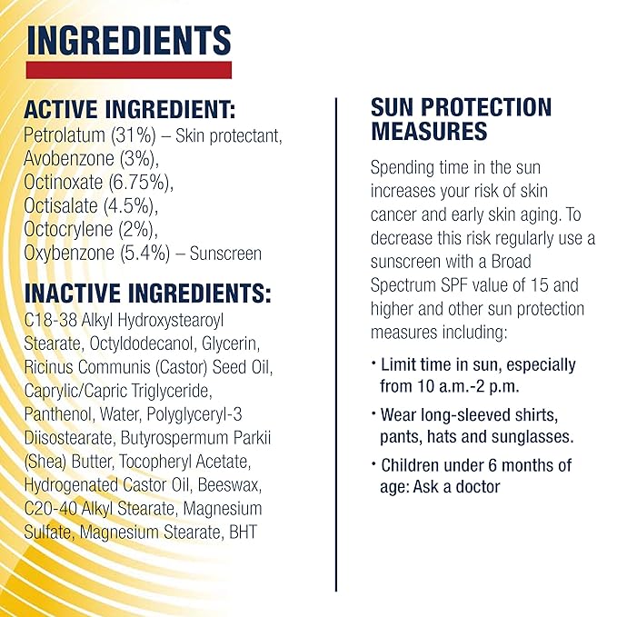 Aquaphor Lip Balm, Lip Repair, SPF 30 | Lip Protectant | 0.35 Oz Tube | Pack of 2