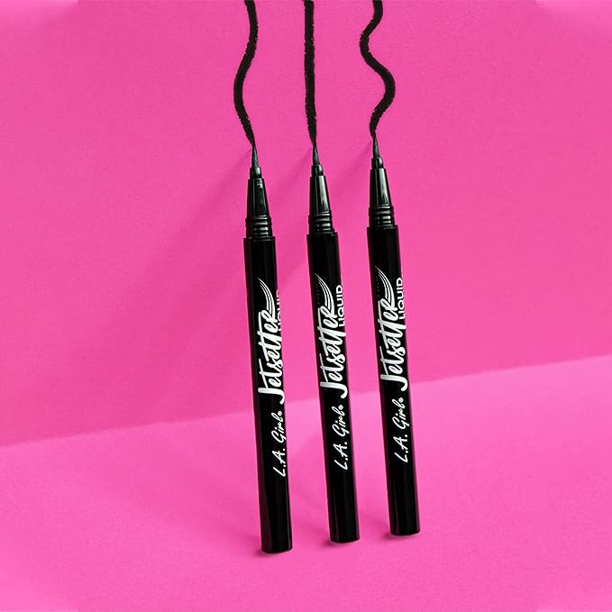 L.A. Girl Jetsetter Liquid Liner GLE657 (Pack of 2)