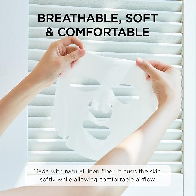 SKIN1004 Tone Balancing Mask, Face Mask Skincare for Uneven Skin Tone, Facial Sheet Mask for Radiant Skin Glow, Hydrating Face Mask with Madagascar Centella, Korean Skin Care, 0.84 fl oz / 25ml * 5ea