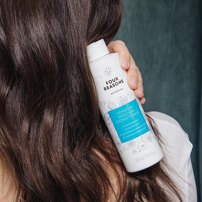 No nothing Moisture Conditioner, Hypoallergenic Care for Dry Hair & Sensitive Scalp, Softens & Hydrates Without Irritation, Fragrance-Free, Vegan, Hair Conditioner for Women, Paraben Free, 10.15 oz
