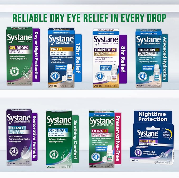 Systane Lubricant Eye Gel Drops, 10-mL (Packaging May Vary)