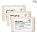 MARLOWE. No. 102 Body Scrub Soap 7 oz (3 Bars), Exfoliating Soap Bar with Shea Butter, Olive Oil & Green Tea Extracts, Cleanses, Smooths & Revitalizes Skin, Original Sage & Fir Scent