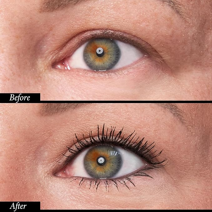 LAURA GELLER NEW YORK Always There Lengthening Mascara in Black - Defining, Curling, Buildable Formula Eye Makeup- Innovative Lengthening Brush - 1 count