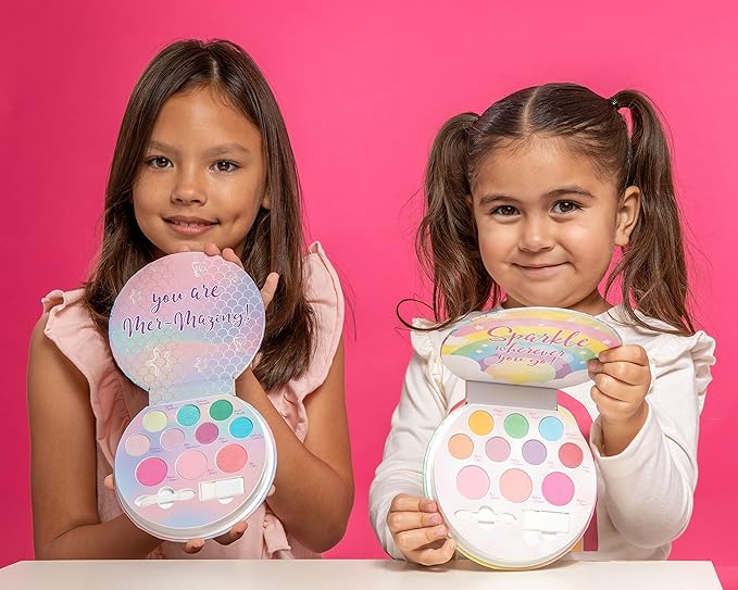 Lip Smacker Sparkle & Shine Eyeshadow Makeup Palette, Unicorn Palette | Christmas Make Up Collection | Holiday Present | Gift for Girls