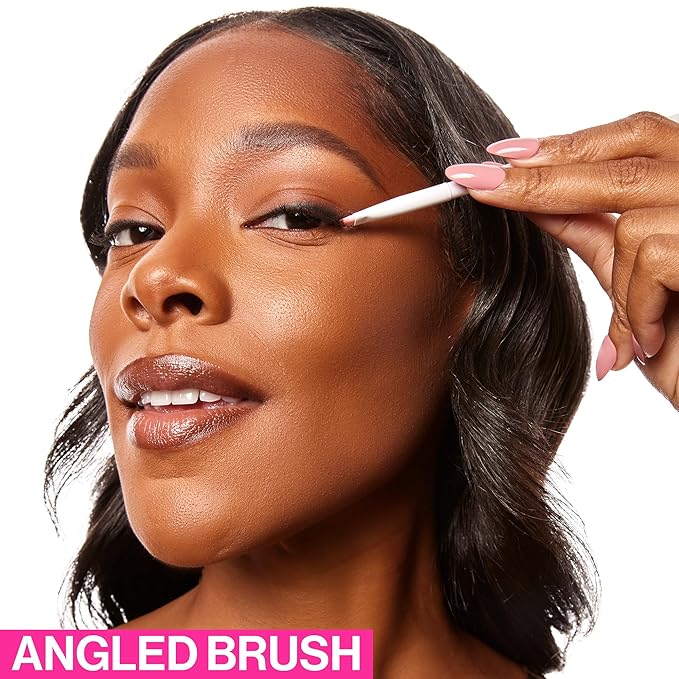 Wet n Wild Angled brush, Foundation Makeup Blending Brush, Ultra-Thin Precision, Ergonomic Handle (Pack of 2)