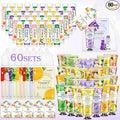 KONEUK 60 Pack Bulk Lip Balm, Facial Mask and Hand Cream Sets, Mothers Day Gifts and Bridesmaid Gifts for Guests, Birthday Gifts, Teacher Appreciation Gifts, Nurse Gifts and Bulk Small Gifts