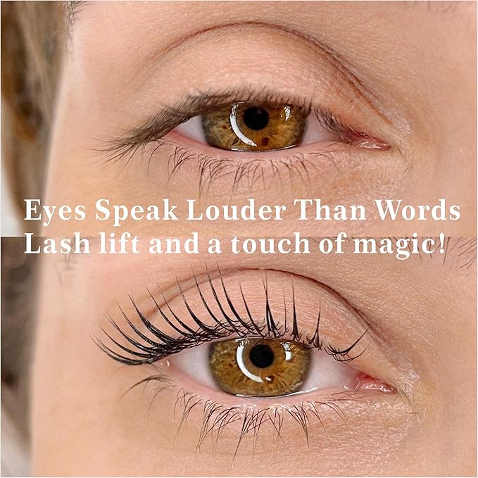 Improved Formula Lash Lift & Brow Lamination Kit, Eyelash & Eyebrow Perm Curling Lifting for Home DIY Use, Long-Lasting 6-8 weeks Professional Salon-Quality Results