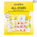 Avatara All-Stars 8-Pack Facial Sheet Mask Variety Pack | Clean K-Beauty Set for Dry, Sensitive, Uneven Skin | Gentle Moisture | Fragrance-Free, Paraben-Free & Cruelty-Free Korean Masks