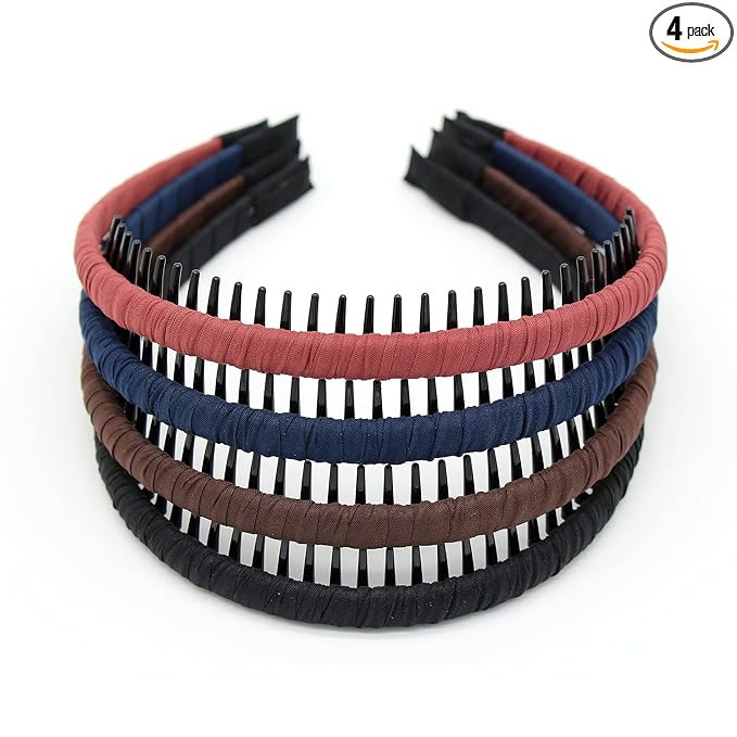 JOBAND teeth comb headbands for women with hair hairbands fashion hair accessories Non-slip head bands ladies (4 color)