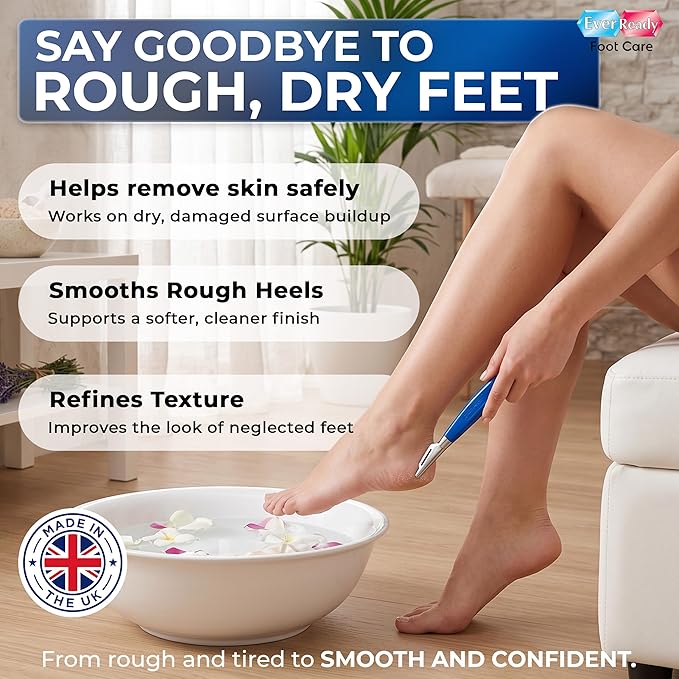 Ever Ready Corn & Callus Trimmer Refills x 4 - - Instant Relief from Corns | Removes Dry, Hard & Cracked Skin | Home Pedicure Treatment for Footcare