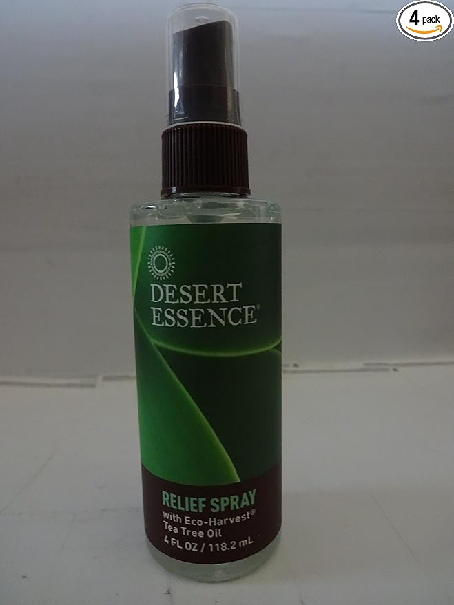 Desert Essence Relief Spray, 4-Ounces (Pack of 4)