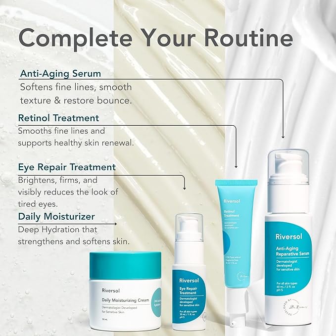 Riversol Hydrating Cream Cleanser | Gentle Face Wash for Dry & Sensitive Skin | Non-Foaming | Rosacea Face Wash | Removes Makeup | Fragrance Free | Dermatologist Developed