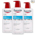 Eucerin Daily Hydration Body Lotion for Dry Skin, Unscented Body Moisturizer with Sunflower Oil and Pro-Vitamin B5, 16.9 Fl Oz Bottle, Pack of 3