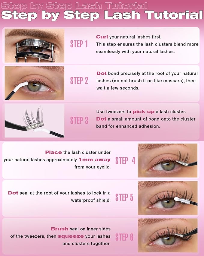 EYDEVRO Bunny Lash Clusters Manga Eyelash Clusters Wet Look Fairy Wispy Cluster Eyelash Extensions Anime Cluster Lashes 120 Pcs 10-16mm C Curl DIY Lash Extensions
