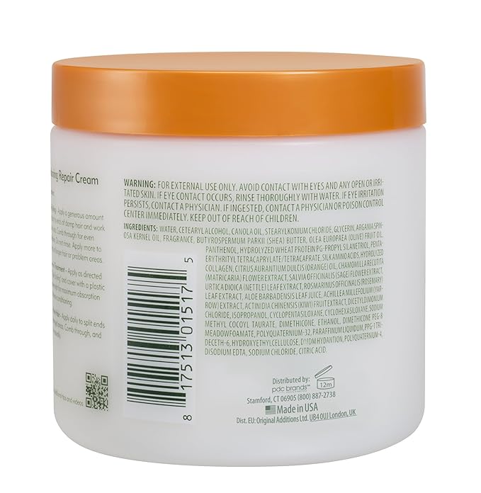 Cantu Leave-In Conditioning Repair Cream, 16 oz | Argan Oil | Pack of 2