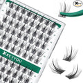 Lash Clusters,96 Pcs Cluster Lashes D Curl 16mm DIY Lash Extensions Eyelash Clusters,KEYYOU Volume Wispy Individual Lashes Soft&Comfortable Easy DIY at Home(Y09,D-16mm)