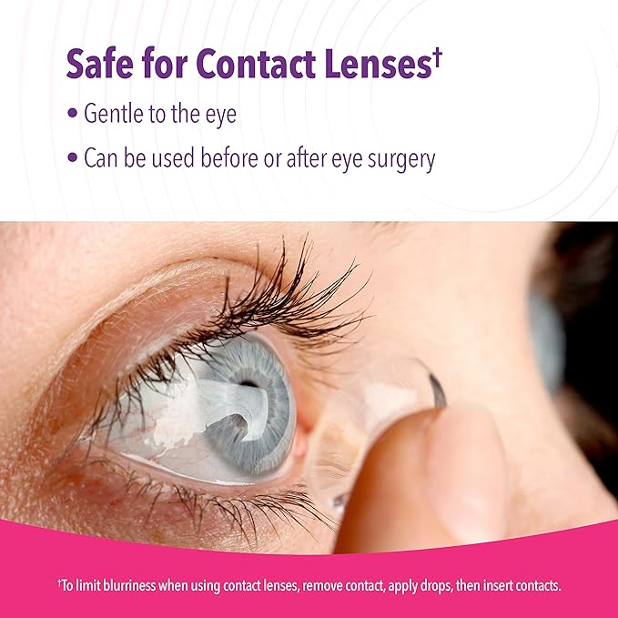 iVIZIA Sterile Lubricant Eye Drops for Dry Eyes, Preservative-Free, Moisturizing, Dry Eye Relief, Contact Lens Friendly, 0.16 fl oz Bottle Packaging May Vary