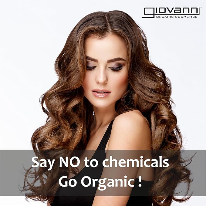 GIOVANNI 2chic Ultra-Sleek Shampoo, 8.5 oz. - Brazilian Phyto-Keratin & Moroccan Argan Oil, Anti-Frizz Formula, Coconut, Shea Butter, Pro-Vitamin B5, Color Safe, Paraben Free