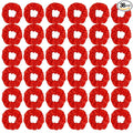 Silk Satin Scrunchies for Women Girls 36 PCS Hair Scrunchies Silk Satin Hair Ties for Thick Hair Bulk Hair Ties Hair Accessories