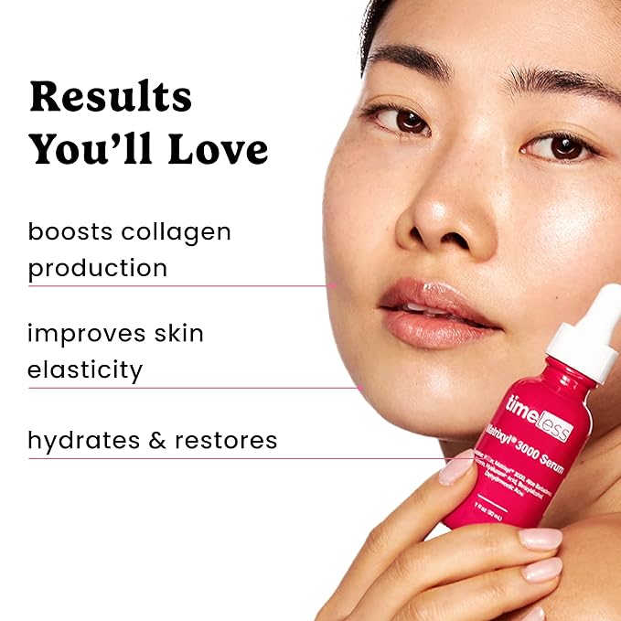 Timeless Skin Care Matrixyl 3000 Serum - Personal Care Face Serum Supports Hydration - with Hyaluronic Acid - Fragrance-Free - for Skin Care - 1 oz
