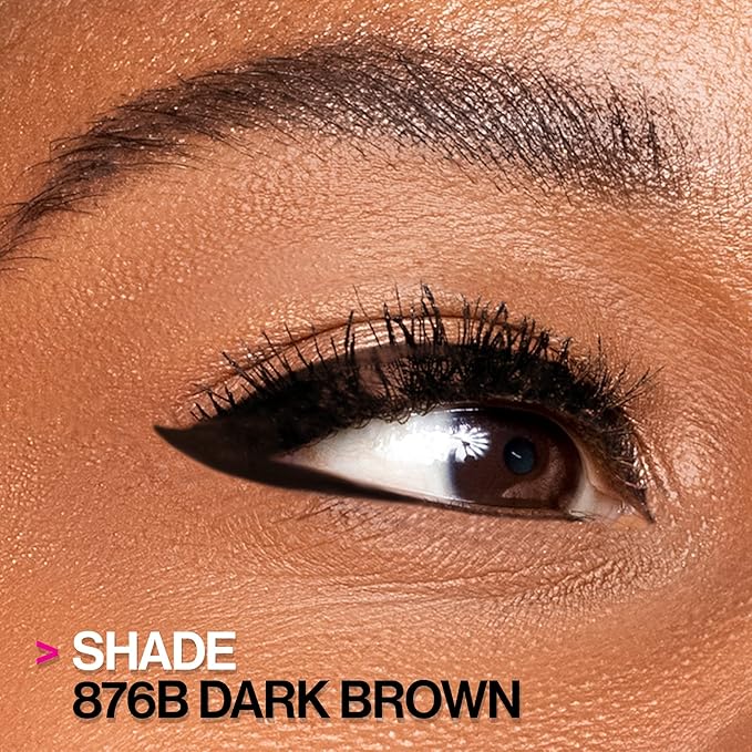 wet n wild Proline Felt Tip Eyeliner Dark Brown, .017z (Pack of 3)