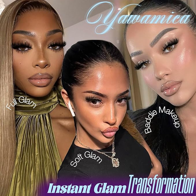 Wispy Lash Clusters 160D 200D 300D Mixed Volume Cluster Eyelash Extensions Fluffy Spiky Eyelash Clusters 12-20mm D Curl Individual Lashes Soft Reusable Cluster Lashes DIY Lash Extension by Yawamica