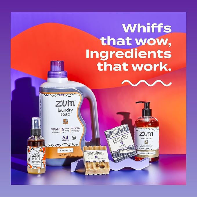 Indigo Wild Zum Mist Room & Body Spray - Aromatherapy Essential Oil Spray - Natural Body Mist & Room Spray - Lemongrass Scent - 4 fl oz