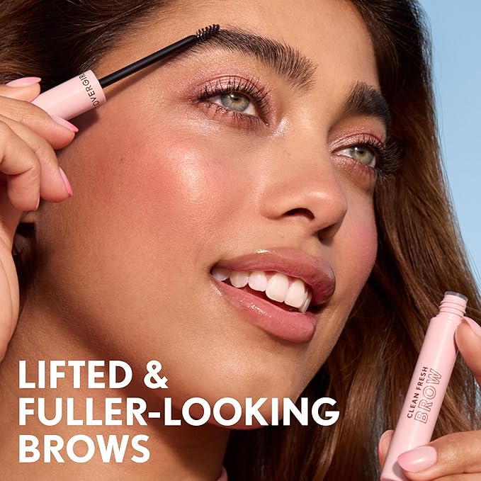 CoverGirl Clean Fresh Brow, 500 Medium Brown, Eyebrow Gel, Long-Lasting, Vegan Formula, Natural Looking, Easy to Apply, Doesn't Smudge, 0.18oz