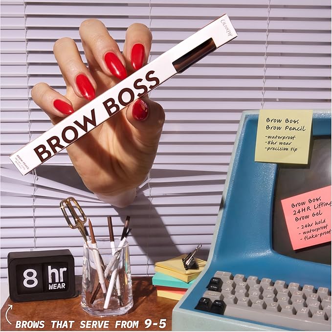 Colourpop Brow Boss Waterproof Eyebrow Pencil - Defining Brow Pencil with Precision Tip, Retractable Twist & Built-In Spoolie - 8-Hour Wear - Creates Natural Hair-Like Strokes - Light Brown (0.003 oz)