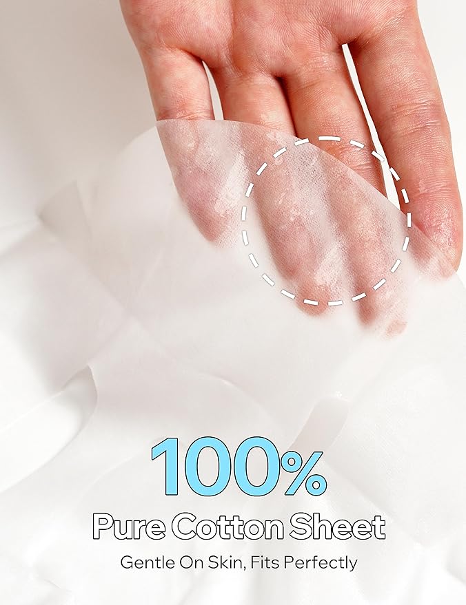 BANOBAGI Vita Genic Jelly Pore Tightening Face Masks Beauty w/Essence & 11 Vitamin Complex | Korean Face Mask Skin Care Sheet | Moisturizing Face Mask Facial Care for Oily Skin (1.8 fl oz, 10 Sheets)