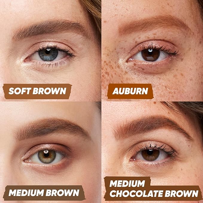 Kosas Brow Pop Eyebrow Pencil – Brow Pencil with Spoolie, Auburn