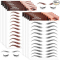 YUXIANLB 10 Sheets 4D Eyebrow Tattoo Stickers Waterproof Eyebrow Sticker Hair Like Natural Fake Eyebrows Peel Off Instant Transfers Brows Shaper Eyebrows Grooming Shaping Makeup Sticker for Women