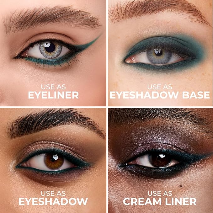 Lamel No Smudge Gel Eyeliner - Lagoon - Waterproof Eyeliner Pencil - 10-Hour Wear, Sharpenable, Contact Lens Friendly, Vegan - Creamy & Sweat Proof Pencil - Highly Pigmented - 409 Shade