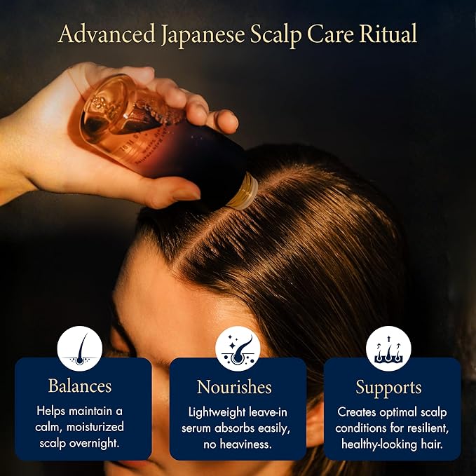 YOLU - Scalp Serum with Rosemary Extract - Japanese Overnight Scalp Treatment for Dry, Oily, Itchy & Sensitive Skin - Leave-In Scalp Care - Fragrance of Neroli & Jasmine - 4.0 fl oz
