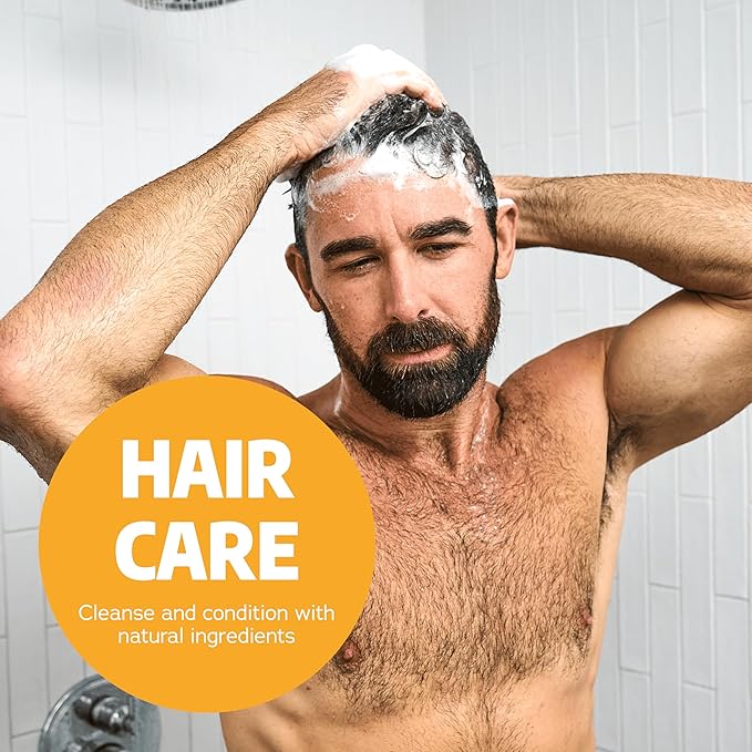 Dr. Squatch Men's Natural Shampoo and Conditioner Set – Sulfate & Paraben Free Natural Shampoo and Conditioner for Men – Scalp Nourishing Formula – Summer Citrus (11 fl oz, 2-Pack)
