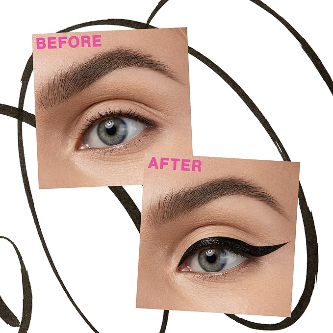 wet n wild Proline Felt Tip Eyeliner Dark Brown, .017z (Pack of 3)