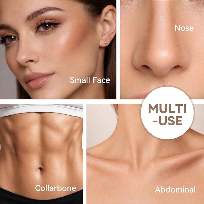 FV Cool Toned Contour Stick, Creamy & Blendable Formula, Highly Pigmented, Long-Lasting for a Natural, Waterproof Finish, Face Sculpting Makeup for Fair/Light Skin, Beginner Friendly, 01 Amber