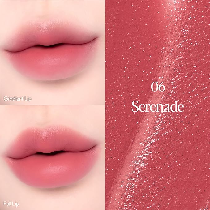 Espoir Couture Lip Tint Fitting Blur #6 Serenade | Smudge-Proof Fixing Lip Stain, Soft & Creamy Texture without Flaking, Lightweight and Comfortable Matte Finish, Korean Makeup, Vegan, 0.14 oz