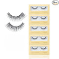 EYEME Eyelash NO.S30 – 5 Set Pack, Flexible Natural False Eyelashes, Wispy Cat Eye Lashes for a Seamless Look, Perfect for Beginners & Everyday Wear, Glue Not Included