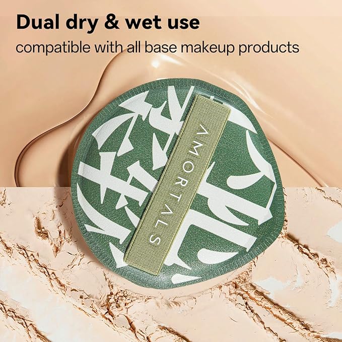 Foundation Puff, Powder Puff, Makeup Sponge Set, 2PCS Make up Sponges for Foundation, Foundation Fuff for Liquid Makeup, Foundation Puff with Case