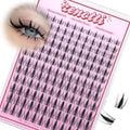 Fairy Lash Clusters Manga Eyelash Clusters Natural Wispy Cluster Eyelash Extensions with Invisible Band Viva Spiky Individual Lashes DIY Salon Look Lash Extension at Home by zenotti (144pcs 8-18mm)