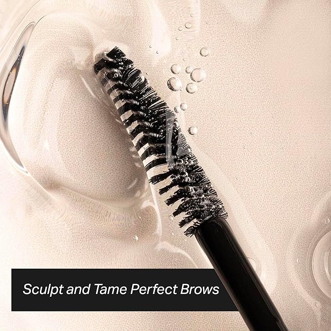 Chic Clear Gel for Eyebrows Styling, Shaping & Setting Brow Gel Clear Pomade for Brows with Angled Eyebrow Brush, 0.50 Fl Oz