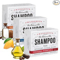 J.R.LIGGETT'S Original Formula, Moisturizing Formula and Coconut & Argan Oil Shampoo Bars - Plant-Based Nourishing Shampoo Bars for All Hair Types - Sulfate-Free for Healthy Hair - 3-Pack