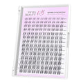 VEYESBEAUTY Lash Clusters Individual Eyelash Extensions Thin & Invisible Band DIY False Eyelashes for Self-application Newbie's Five-Second Series Spider Wispy Lash Tray, Aliva 8-16mm Mixed Length