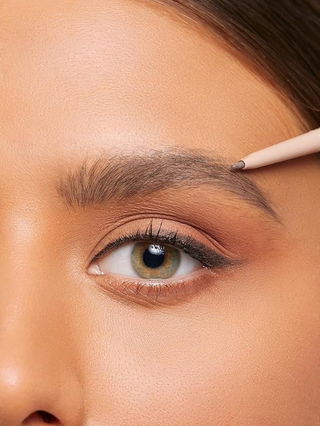 SHEGLAM Insta-Fill Eyebrow Pencil Long Lasting Non-Sticky Sweatproof Matte Eye Brow Pen Makeup - Gray